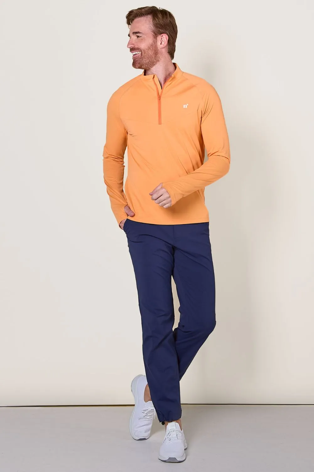 Tee shirt de sport anti-UV homme à manches longues - Melon Glacé - Nuvées