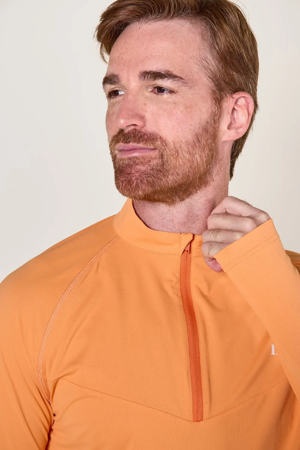 Tee shirt de sport anti-UV homme à manches longues - Melon Glacé - Nuvées