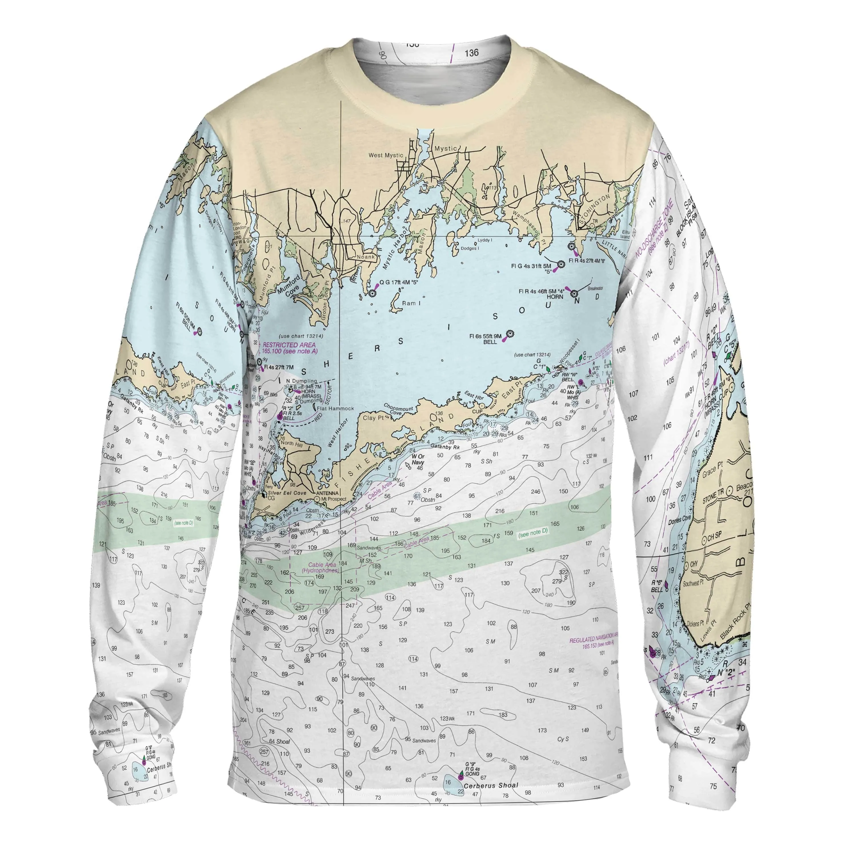 The Fishers Island and Block Island Long Sleeve Tee