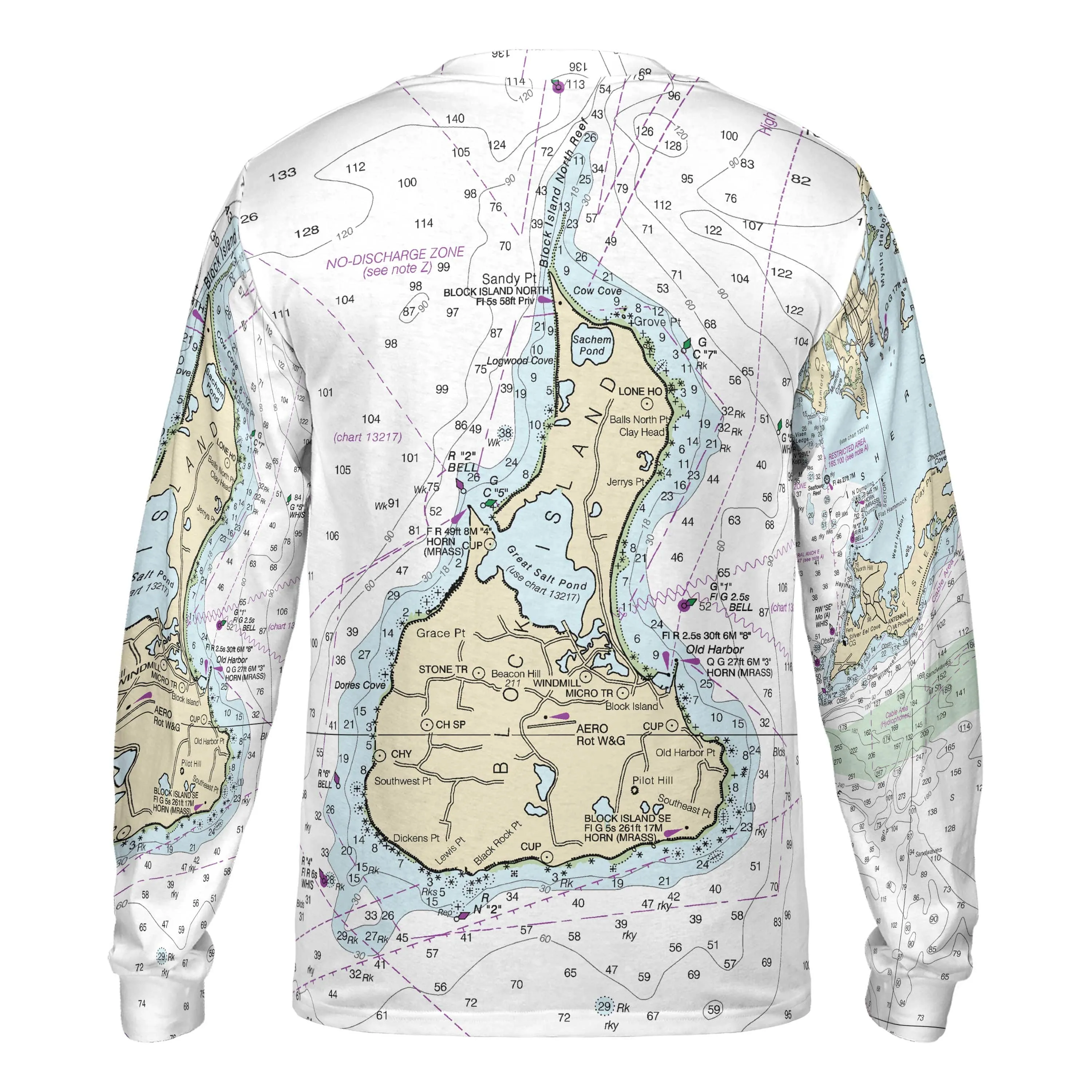 The Fishers Island and Block Island Long Sleeve Tee