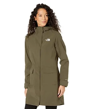 THE NORTH FACE City Breeze Rain Parka II New Taupe Green LG
