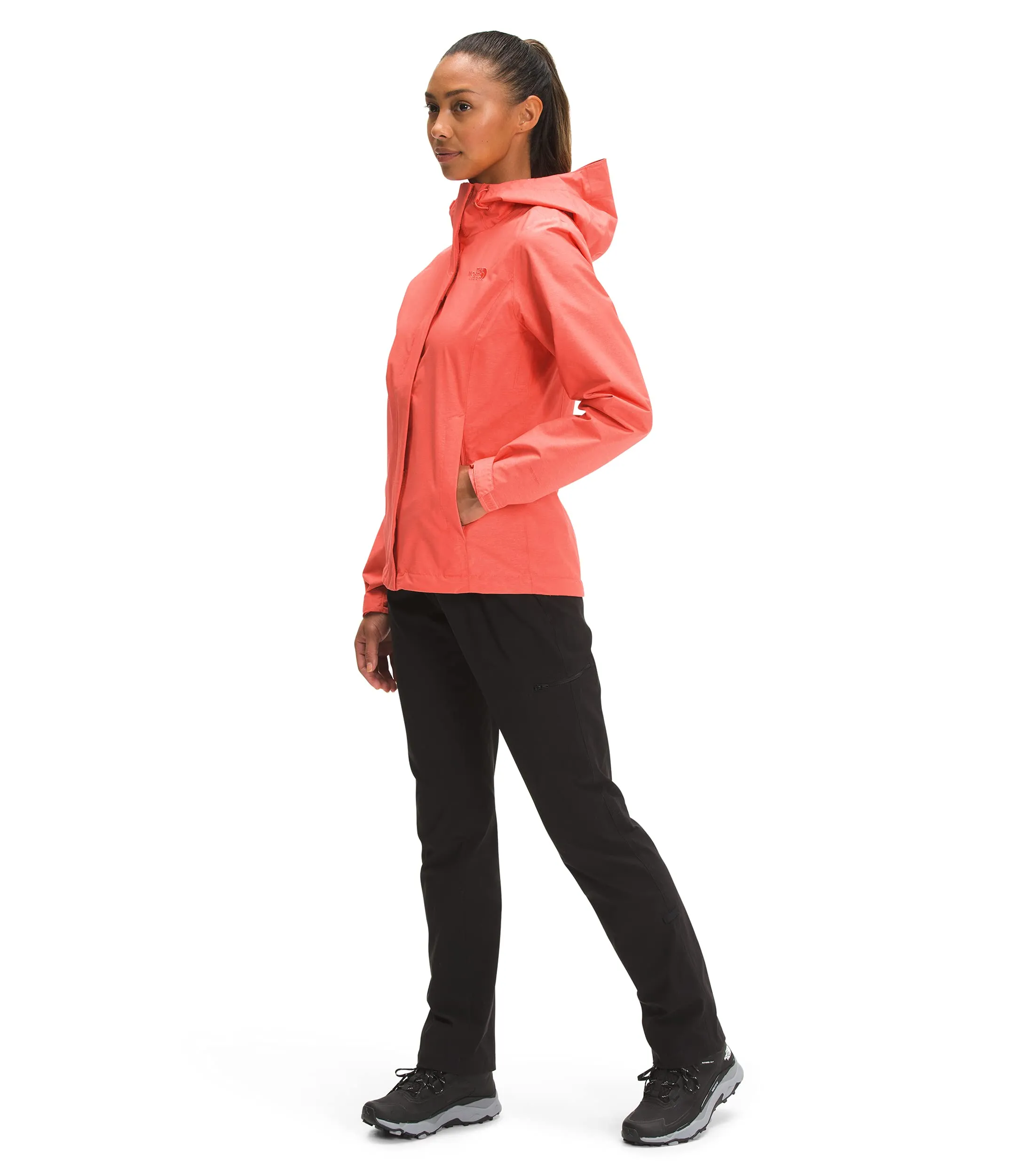 THE NORTH FACE Venture 2 Jacket - Women's Emberglow Orange Heather, XL