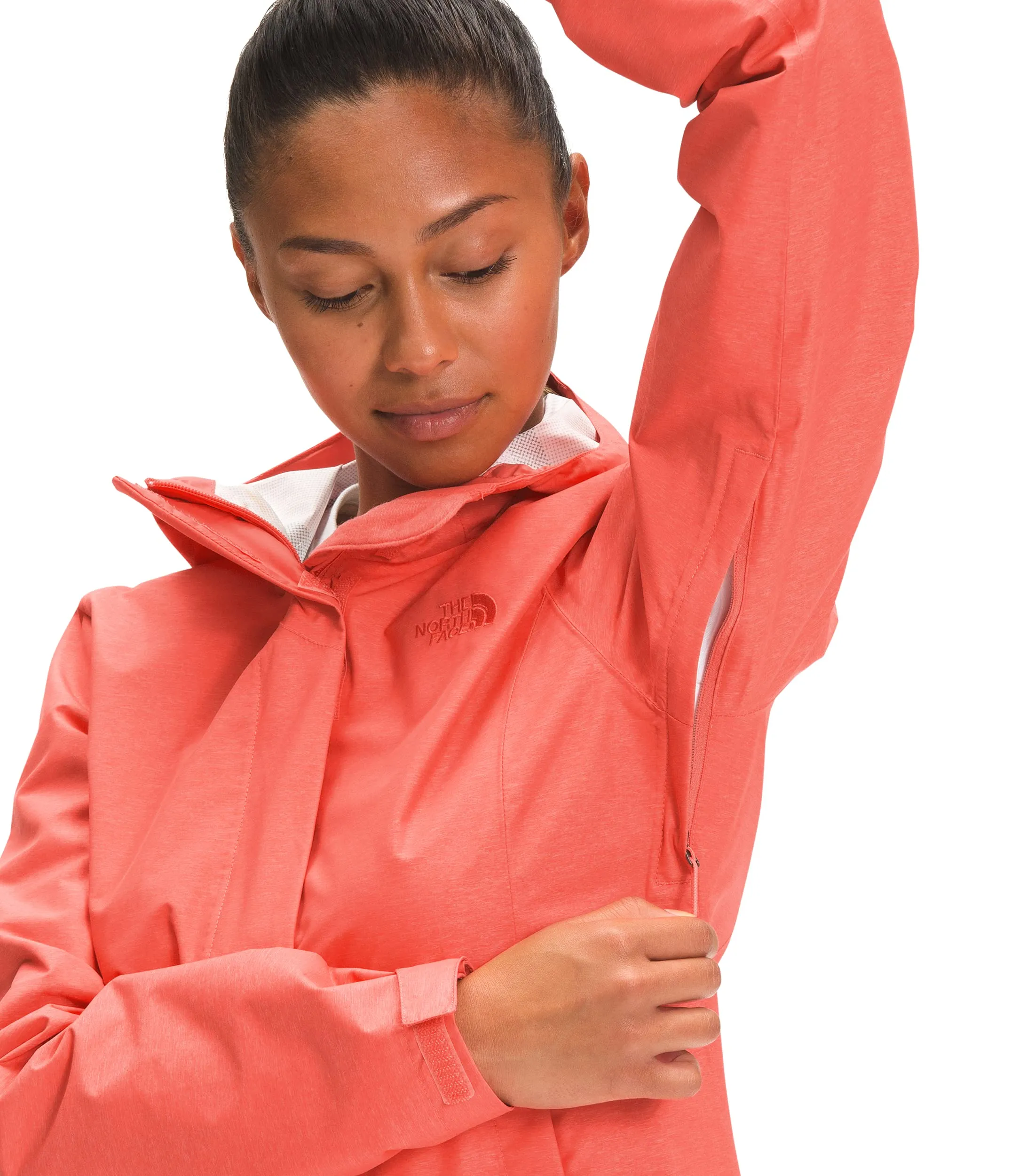 THE NORTH FACE Venture 2 Jacket - Women's Emberglow Orange Heather, XL