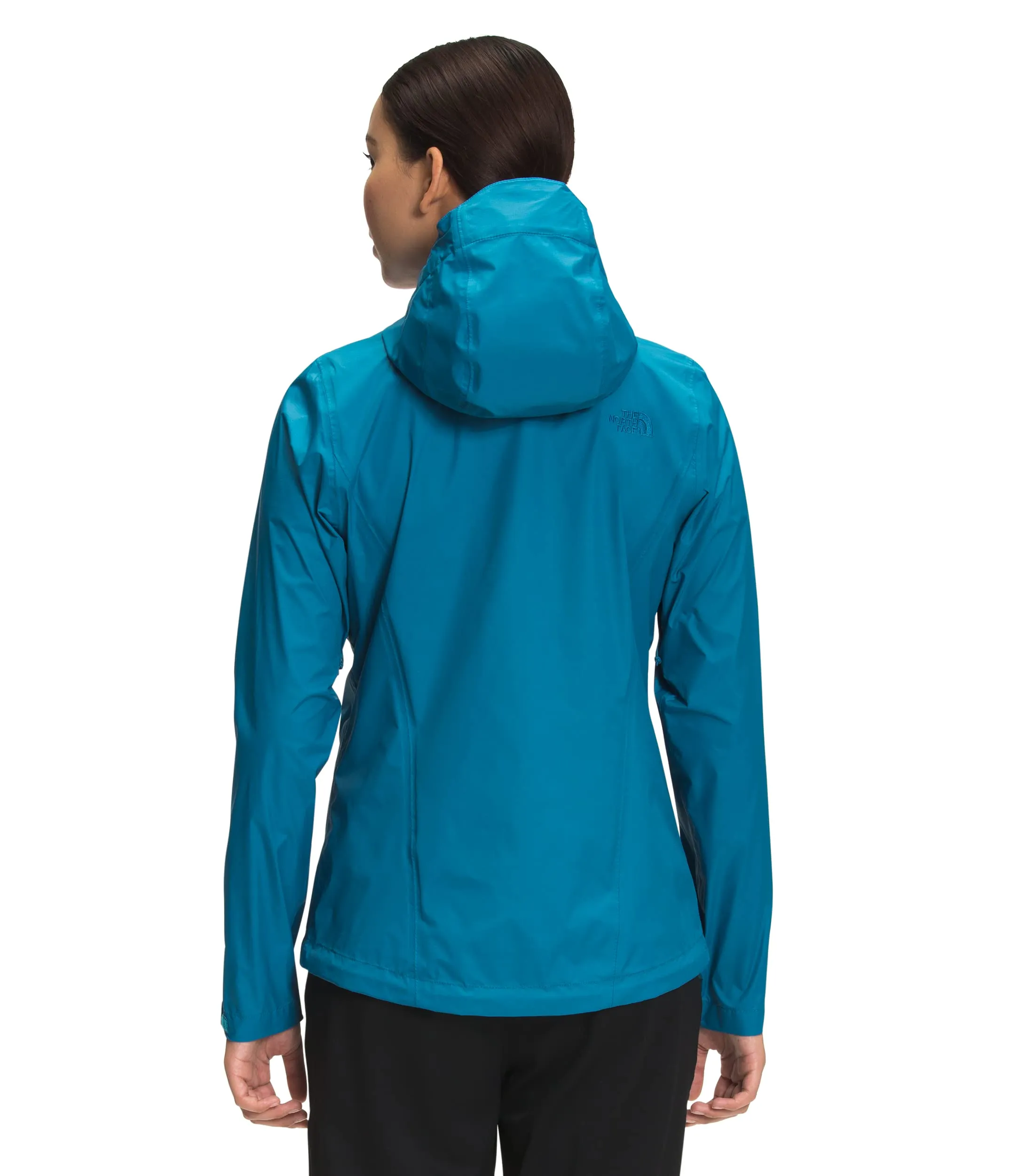 THE NORTH FACE Women’s Venture 2 Waterproof Hooded Rain Jacket (Standard and Plus Size), Banff Blue, Medium