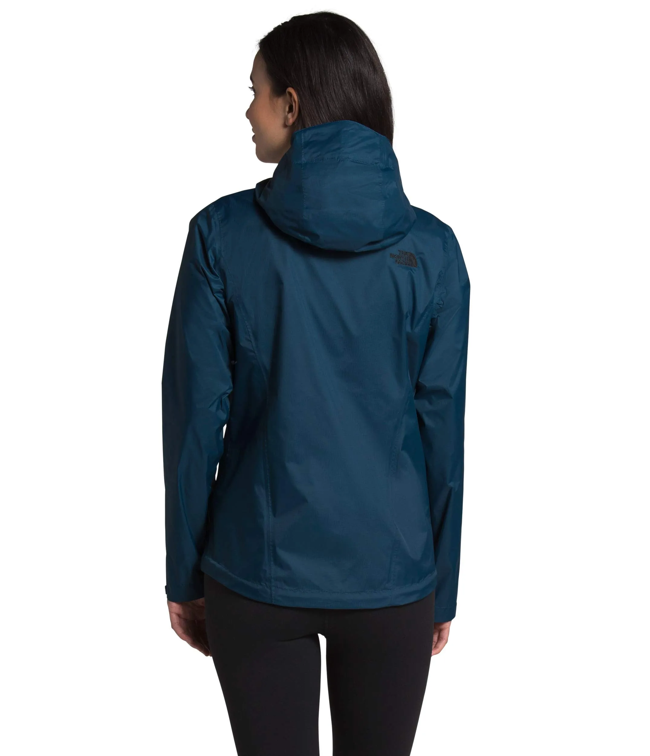 THE NORTH FACE Women’s Venture 2 Waterproof Hooded Rain Jacket (Standard and Plus Size), Blue Wing Teal, 3X-Large