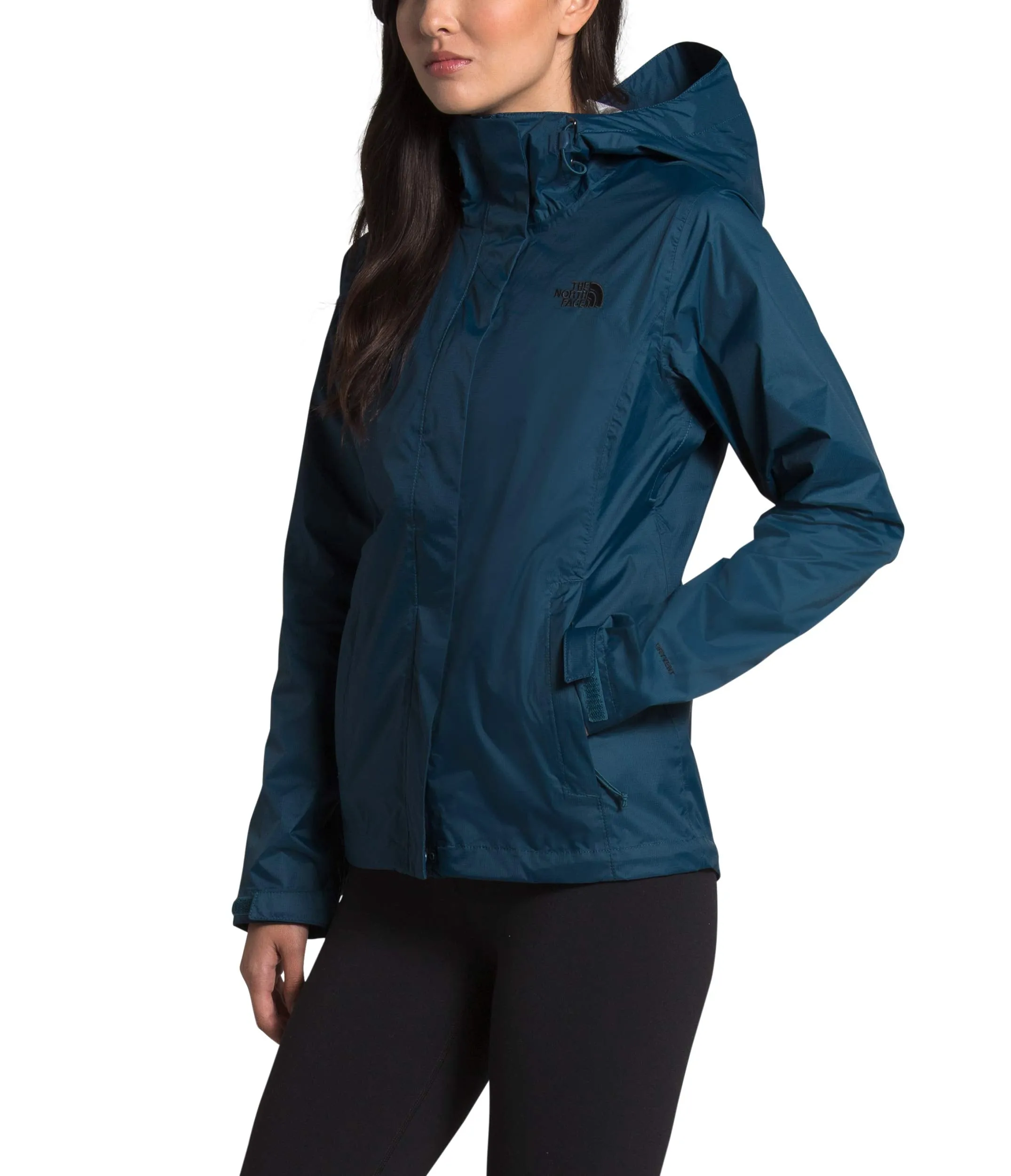 THE NORTH FACE Women’s Venture 2 Waterproof Hooded Rain Jacket (Standard and Plus Size), Blue Wing Teal, 3X-Large