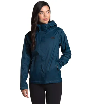 THE NORTH FACE Women’s Venture 2 Waterproof Hooded Rain Jacket (Standard and Plus Size), Blue Wing Teal, 3X-Large