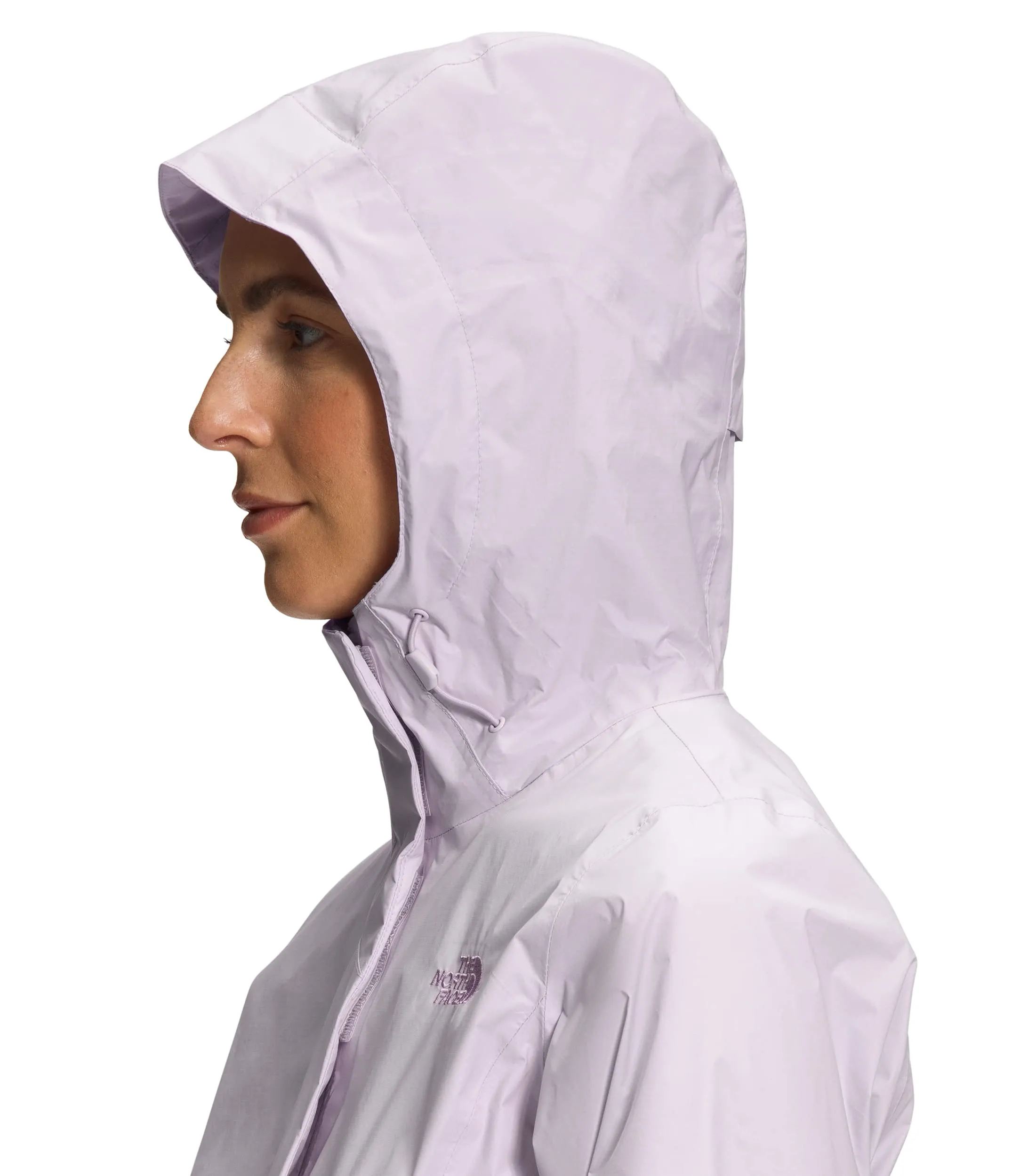 THE NORTH FACE Women’s Venture 2 Waterproof Hooded Rain Jacket (Standard and Plus Size) Small Lavender Fog