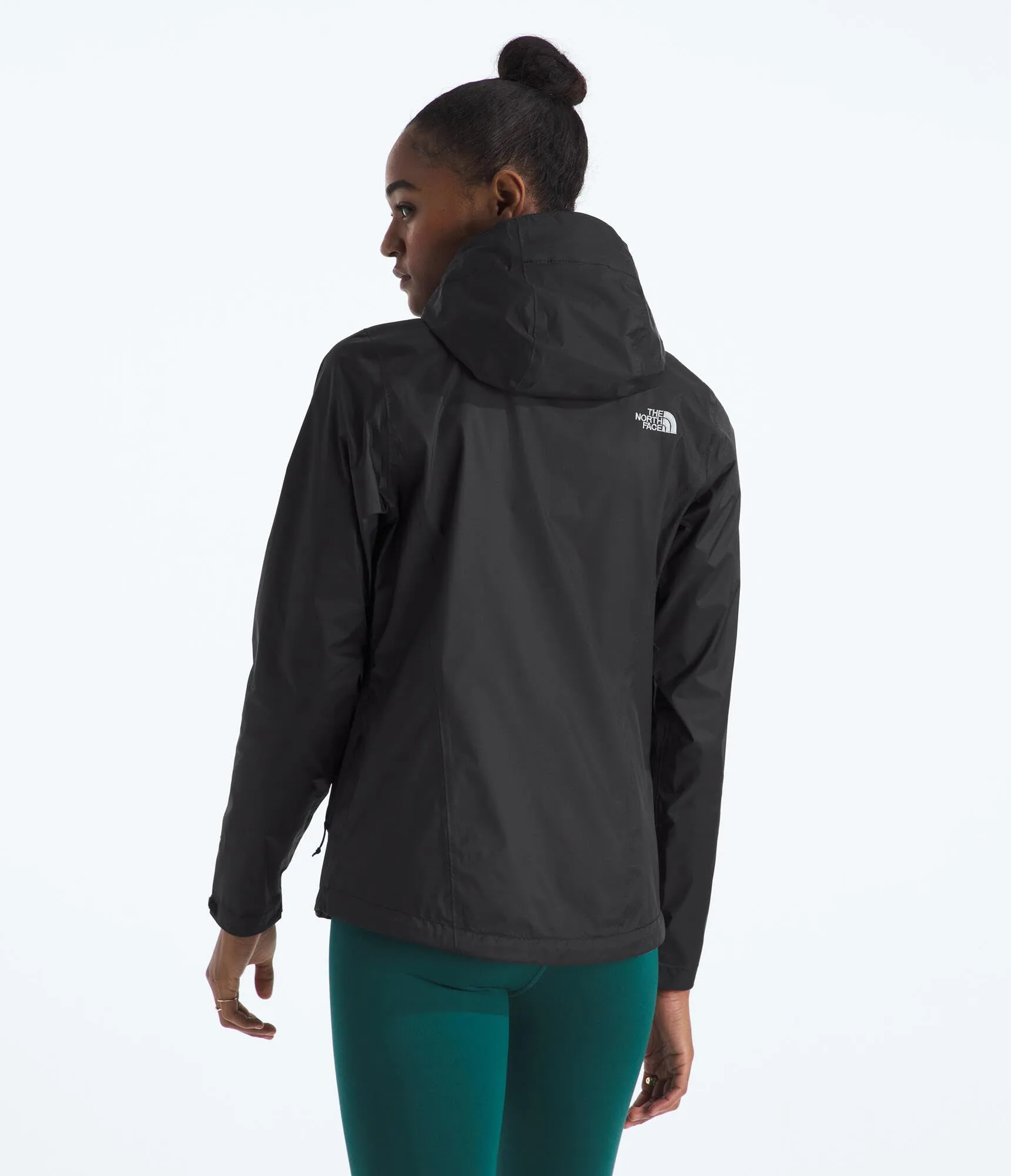 THE NORTH FACE Women’s Venture 2 Waterproof Hooded Rain Jacket (Standard and Plus Size) X-Small Tnf Black