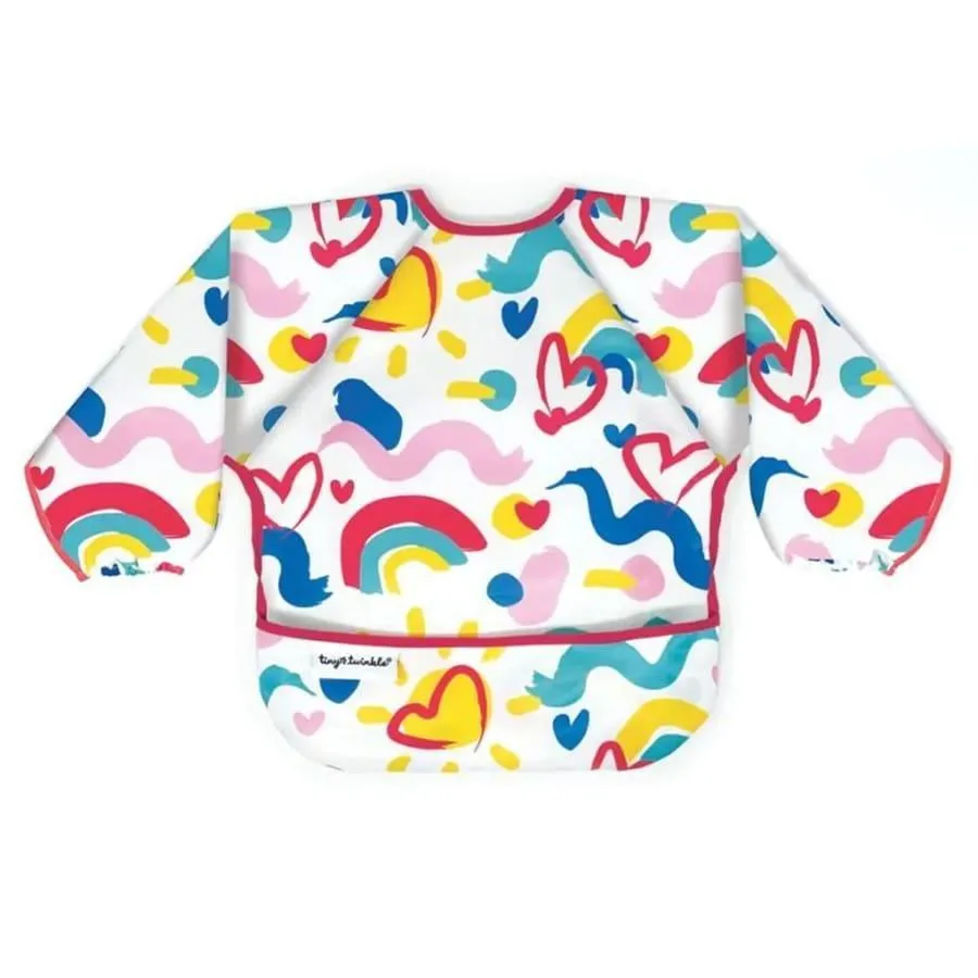 Tiny Twinkle Mess-proof Long Sleeve Waterproof Bibs