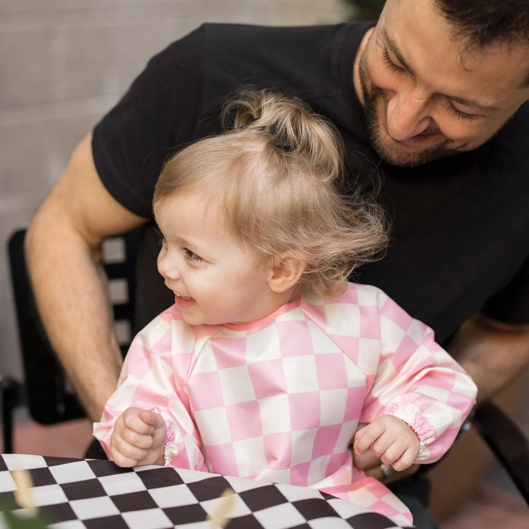 Tiny Twinkle Mess-proof Long Sleeve Waterproof Bibs