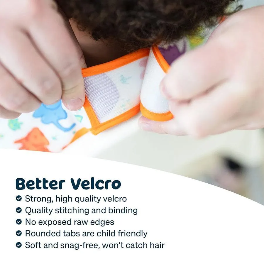 Tiny Twinkle Mess-proof Long Sleeve Waterproof Bibs