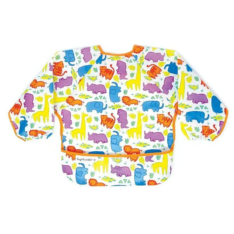 Tiny Twinkle Mess-proof Long Sleeve Waterproof Bibs