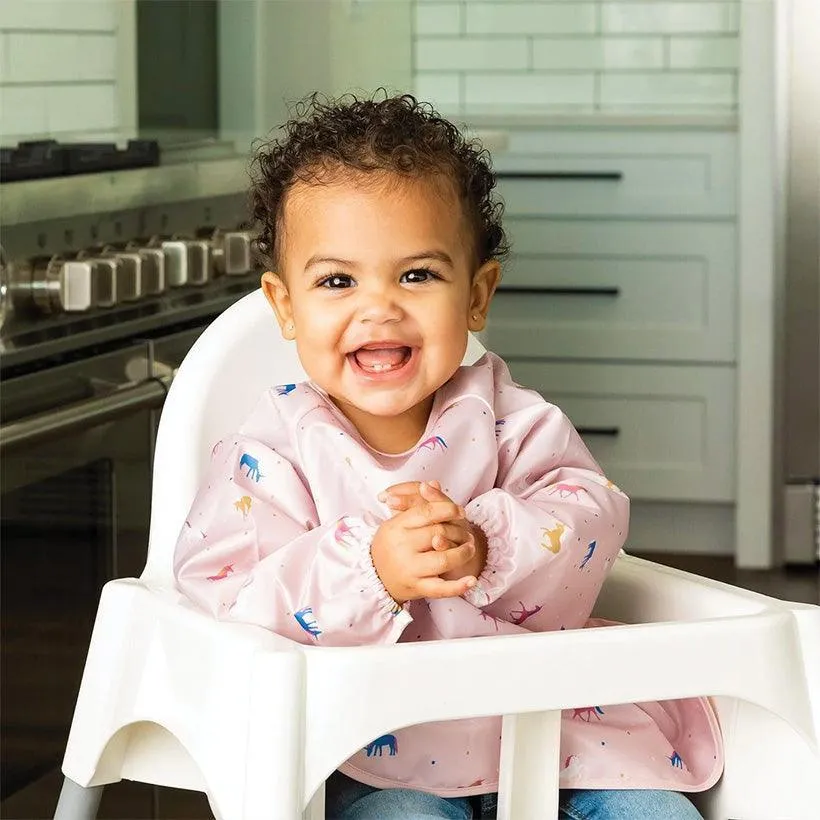 Tiny Twinkle Mess-proof Long Sleeve Waterproof Bibs