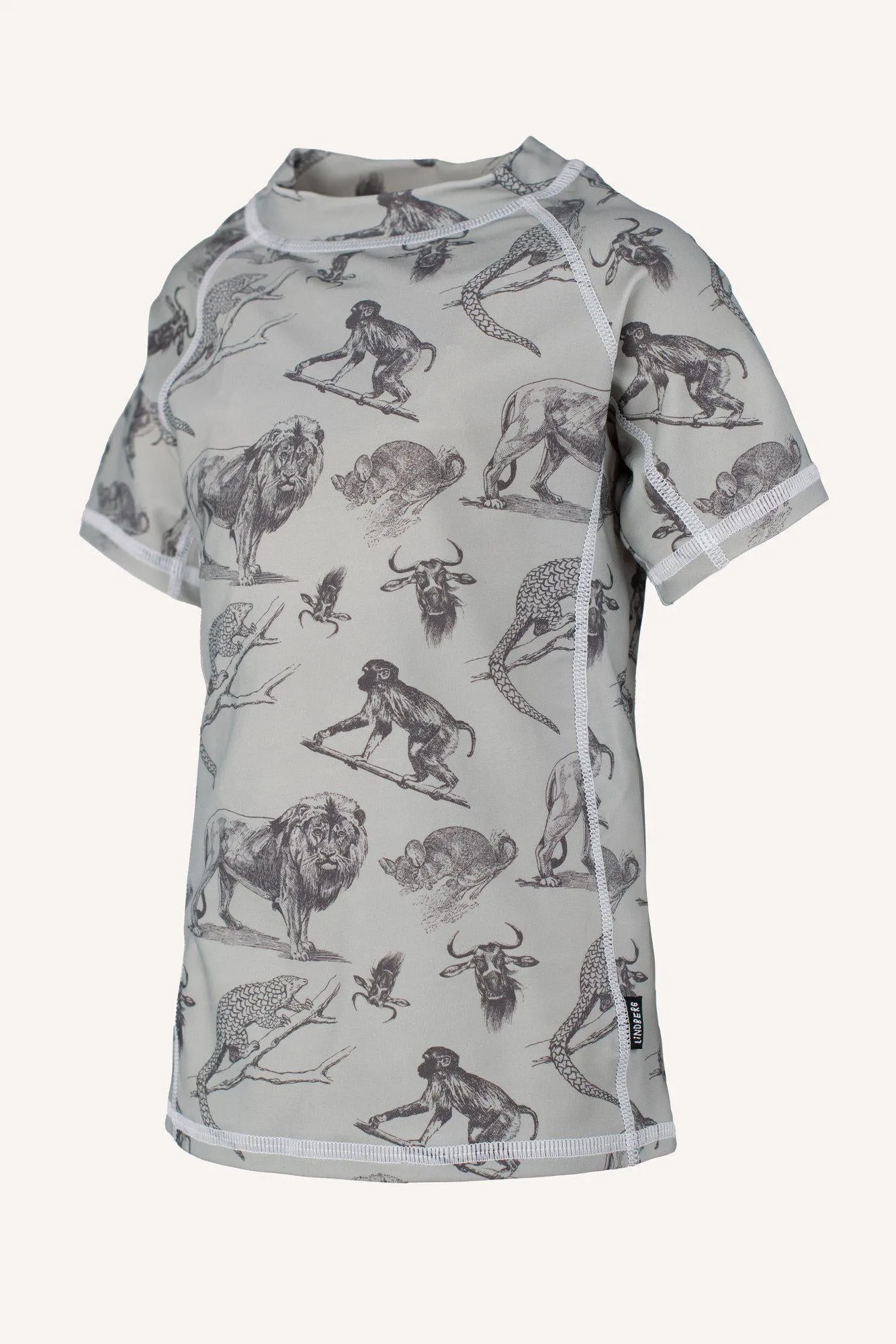TOBAGO T-SHIRT - MINT GREEN/GREY