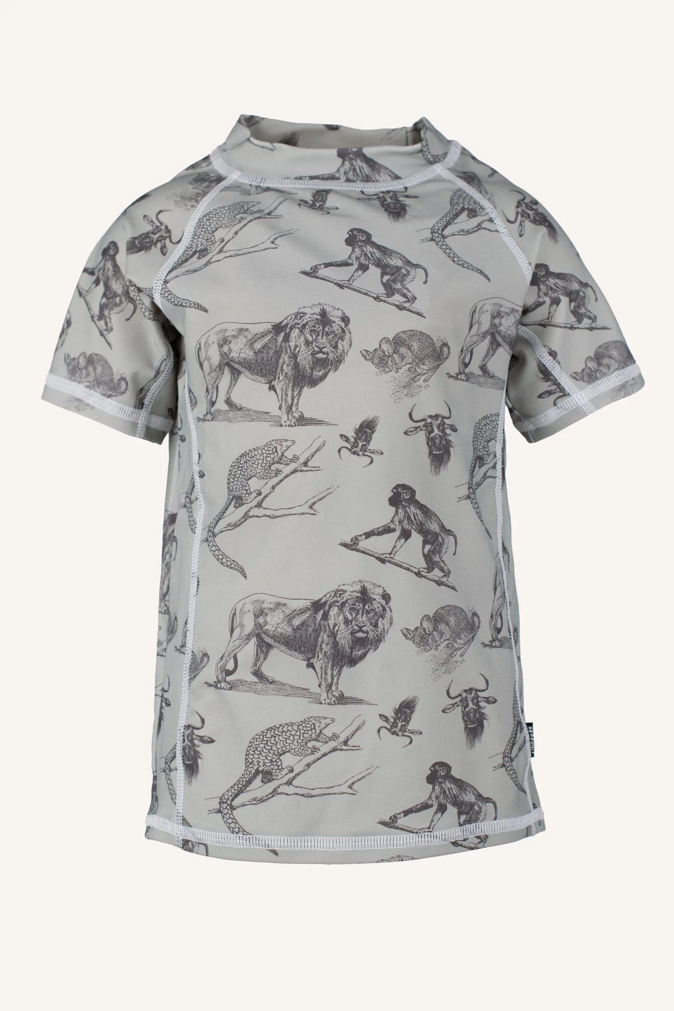 TOBAGO T-SHIRT - MINT GREEN/GREY