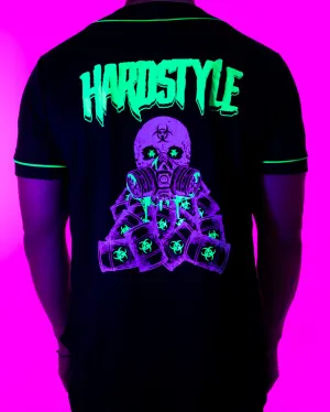 Toxic Wasteland Hardstyle UV Green Baseball Jersey