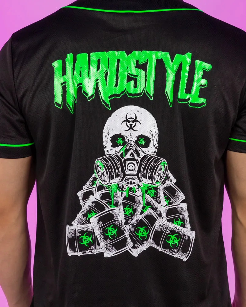 Toxic Wasteland Hardstyle UV Green Baseball Jersey