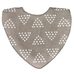 Triangle Dots Waterproof Dribble Bib