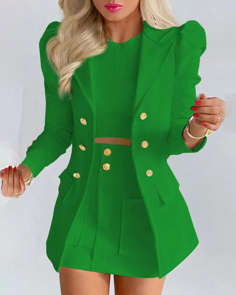 Two piece set casual fashion women wear