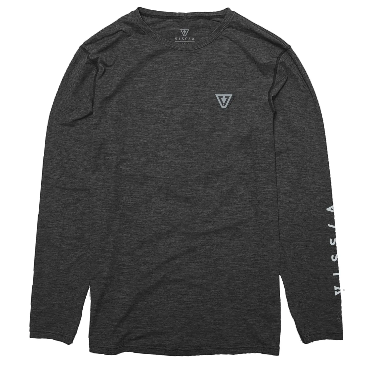 VISSLA MENS ALLTIME L/S SURF/UV TEE UPF50