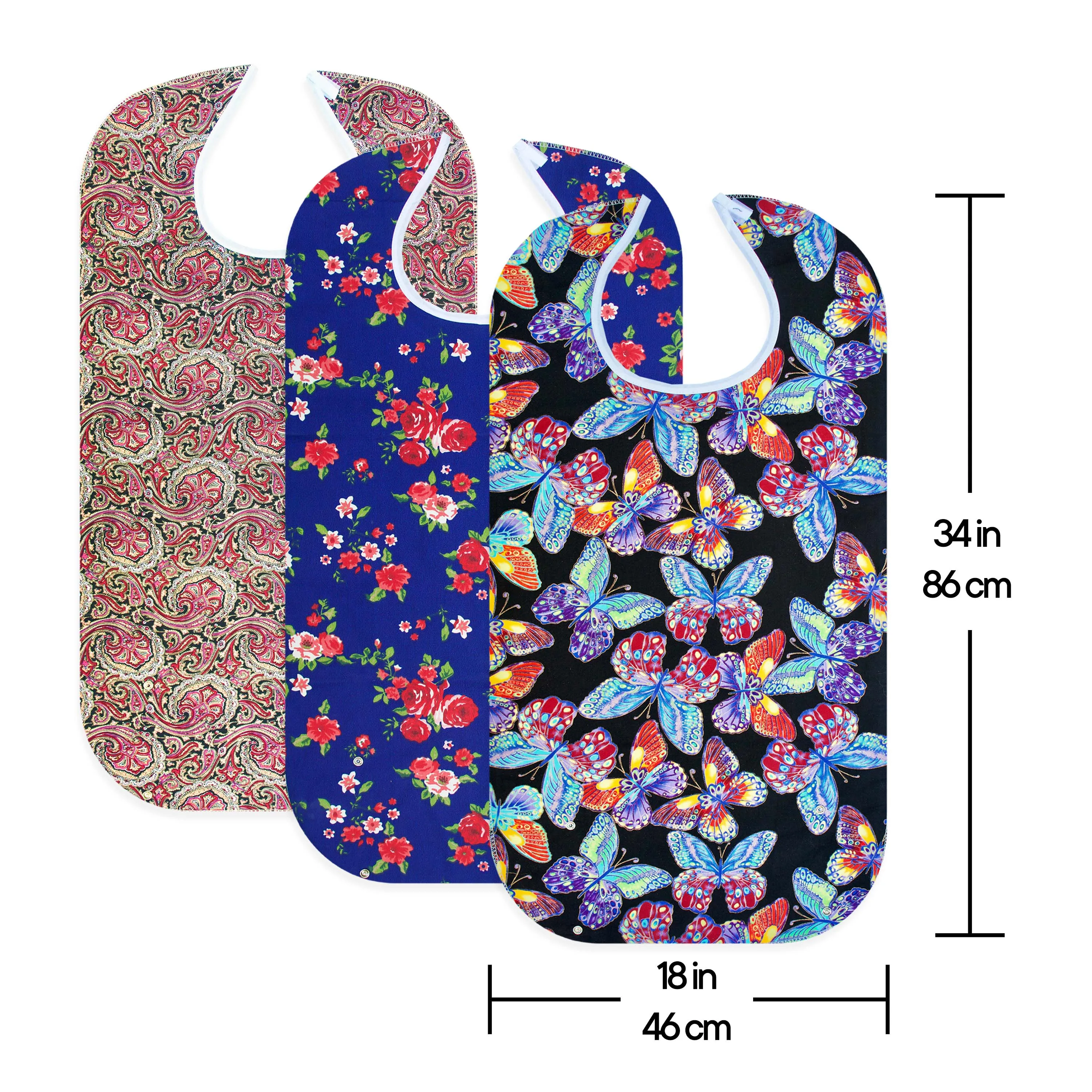 Washable Adult Bib (3 Pack)