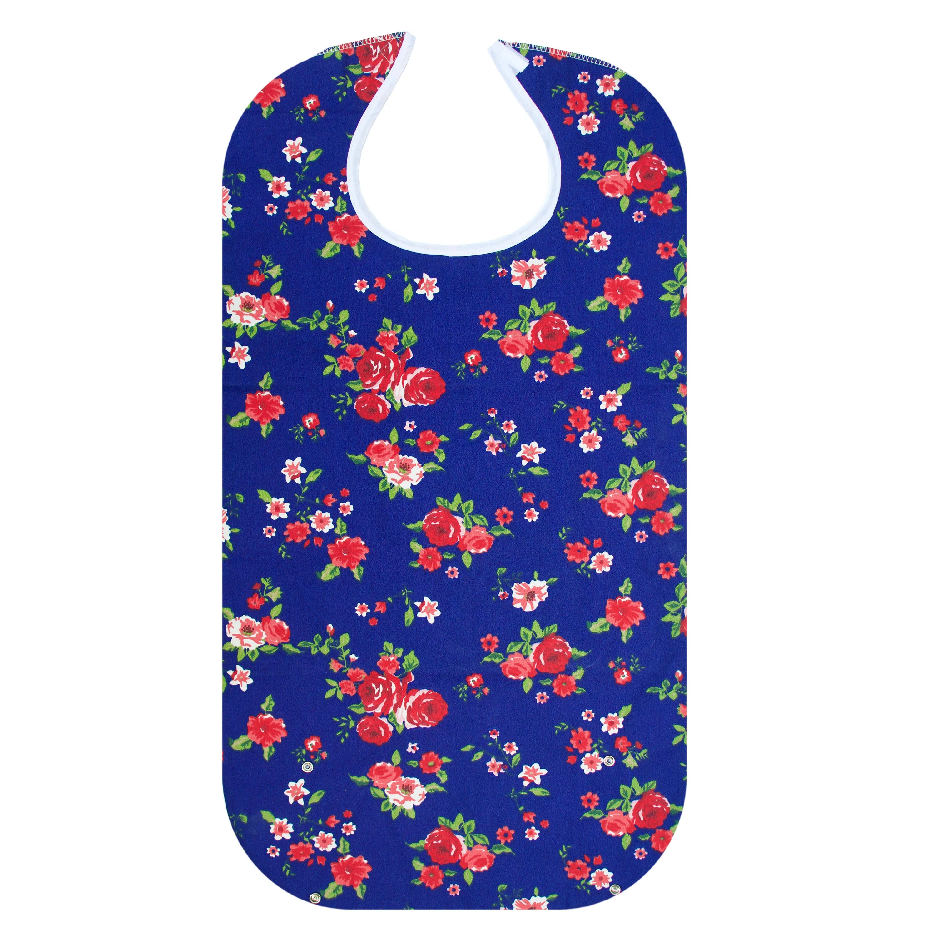 Washable Adult Bib (Blue Rose)