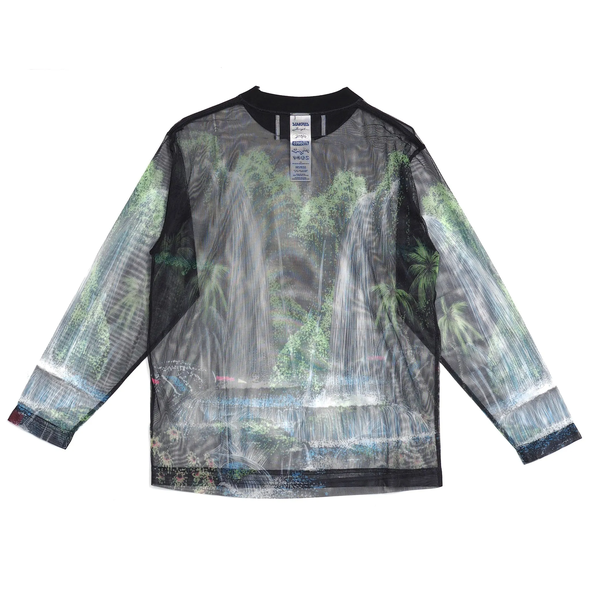 WATERFALL MESH LONG SLEEVE