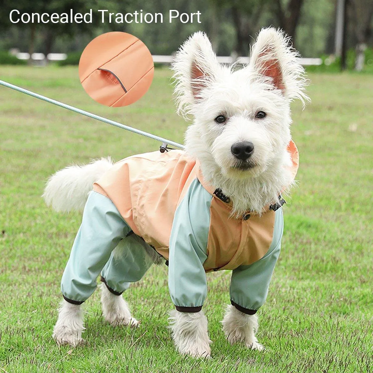 Waterproof Dog Raincoat for Small Medium Large Dogs Pet Rain Coat