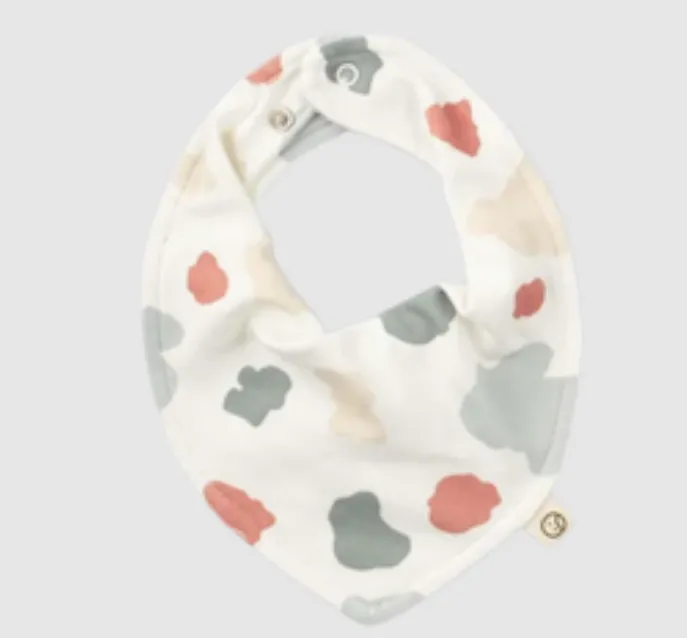 Waterproof Organic  Bandana Bib Bib AOP