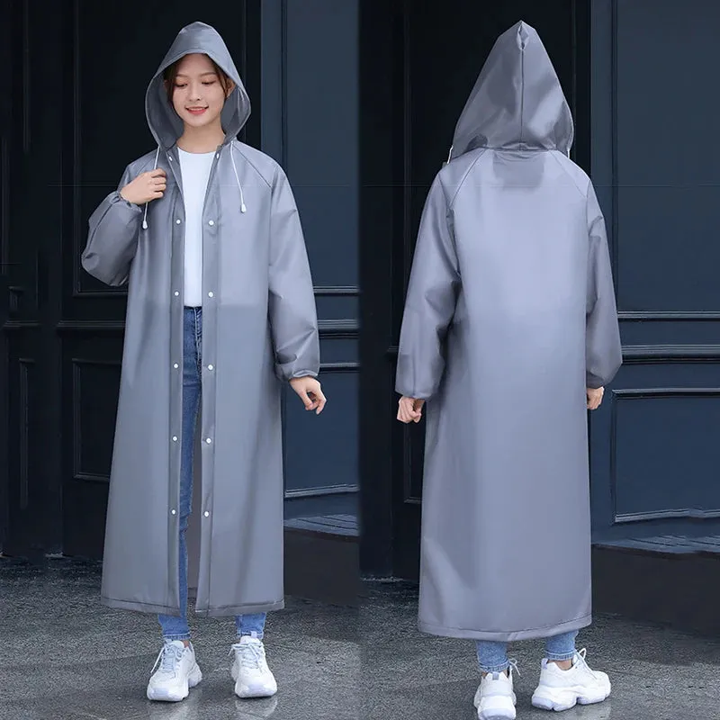 Waterproof Travel Raincoat - Hooded Poncho for Fishing, Camping