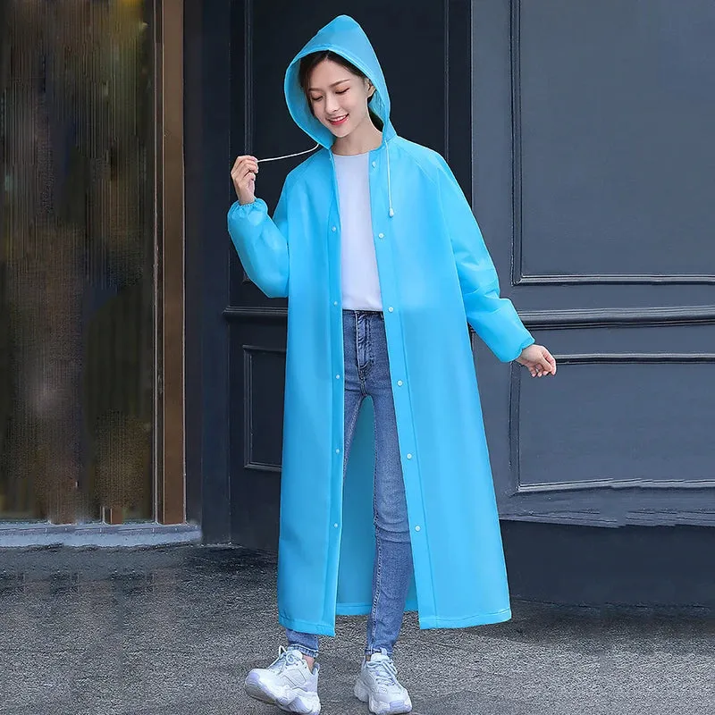 Waterproof Travel Raincoat - Hooded Poncho for Fishing, Camping
