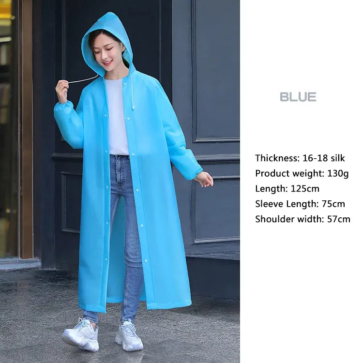 Waterproof Travel Raincoat - Hooded Poncho for Fishing, Camping