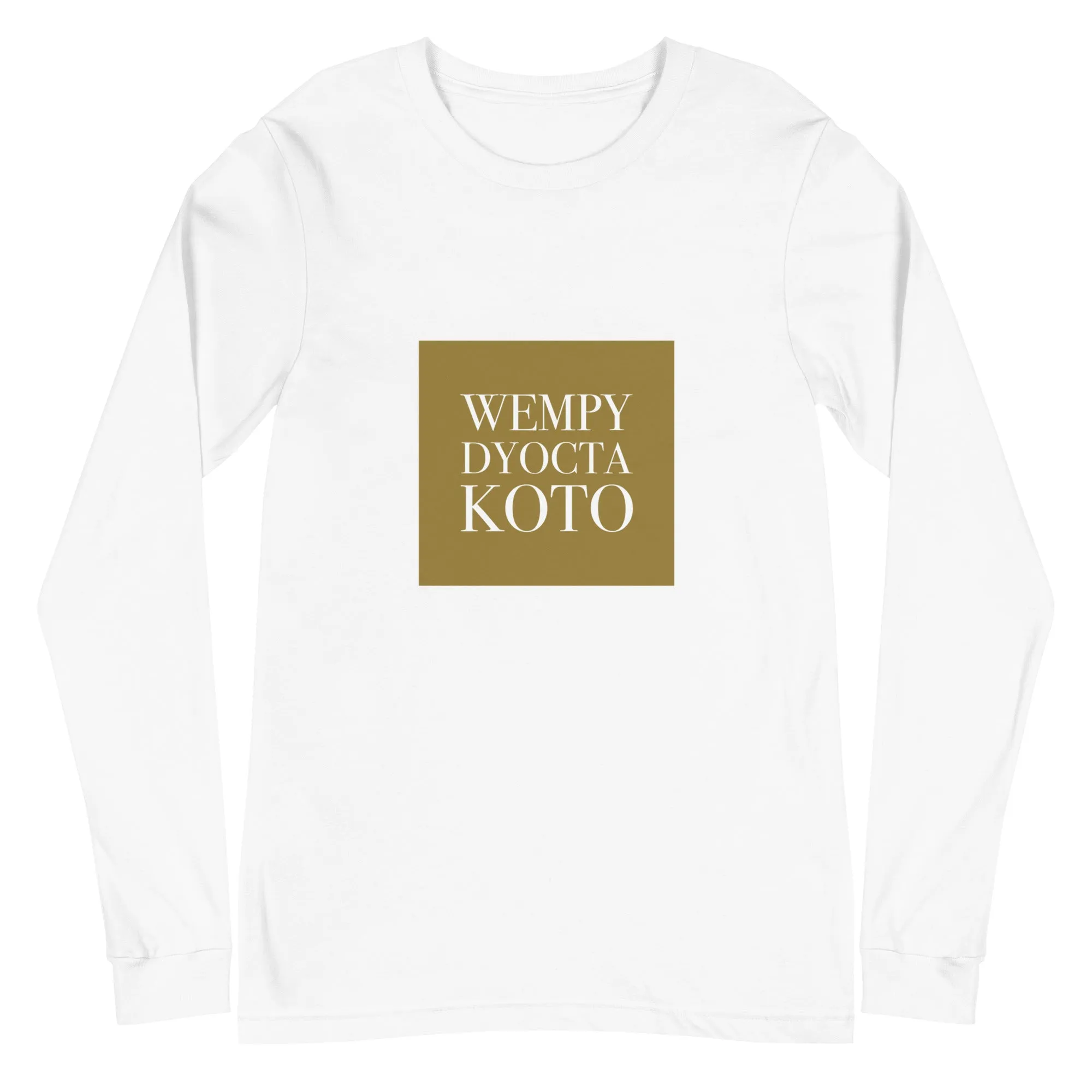 WDK Center Logo - Sustainably Made Long Sleeve Tee