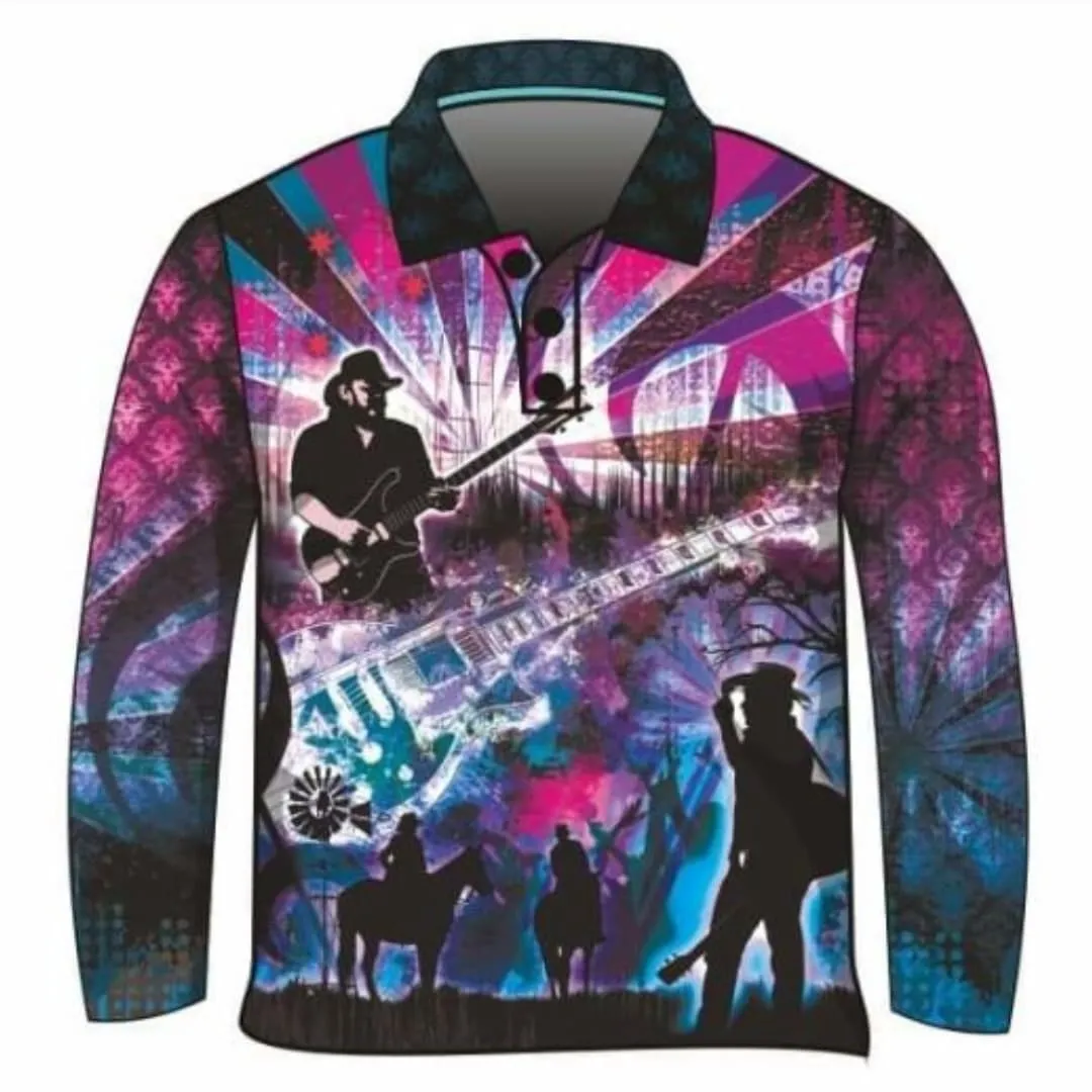 Western | Country Music Purple Haze Fishing Shirt ★Pre-Order★