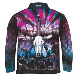 Western | Country Music Purple Haze Fishing Shirt ★Pre-Order★