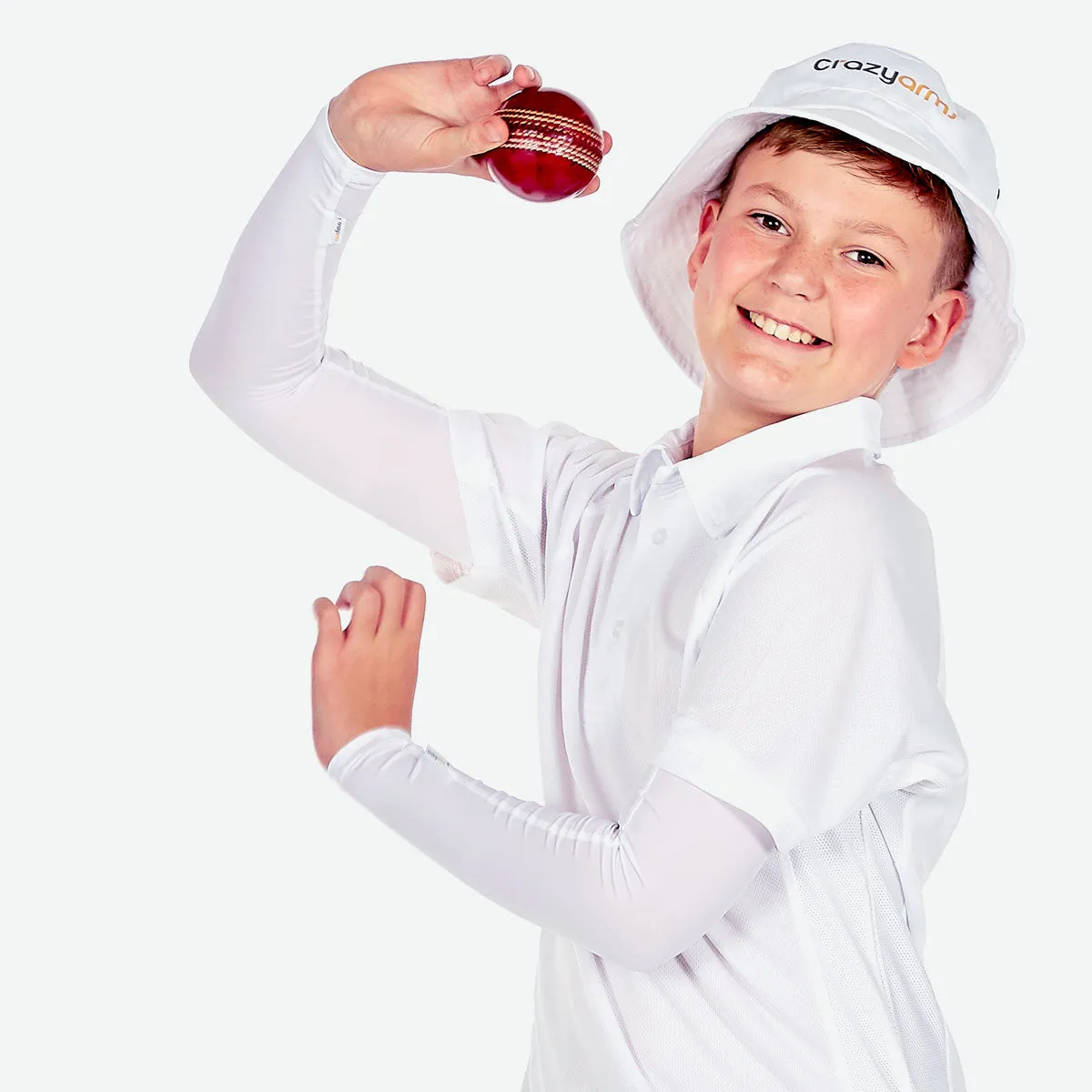 White Kids Arm Sleeves
