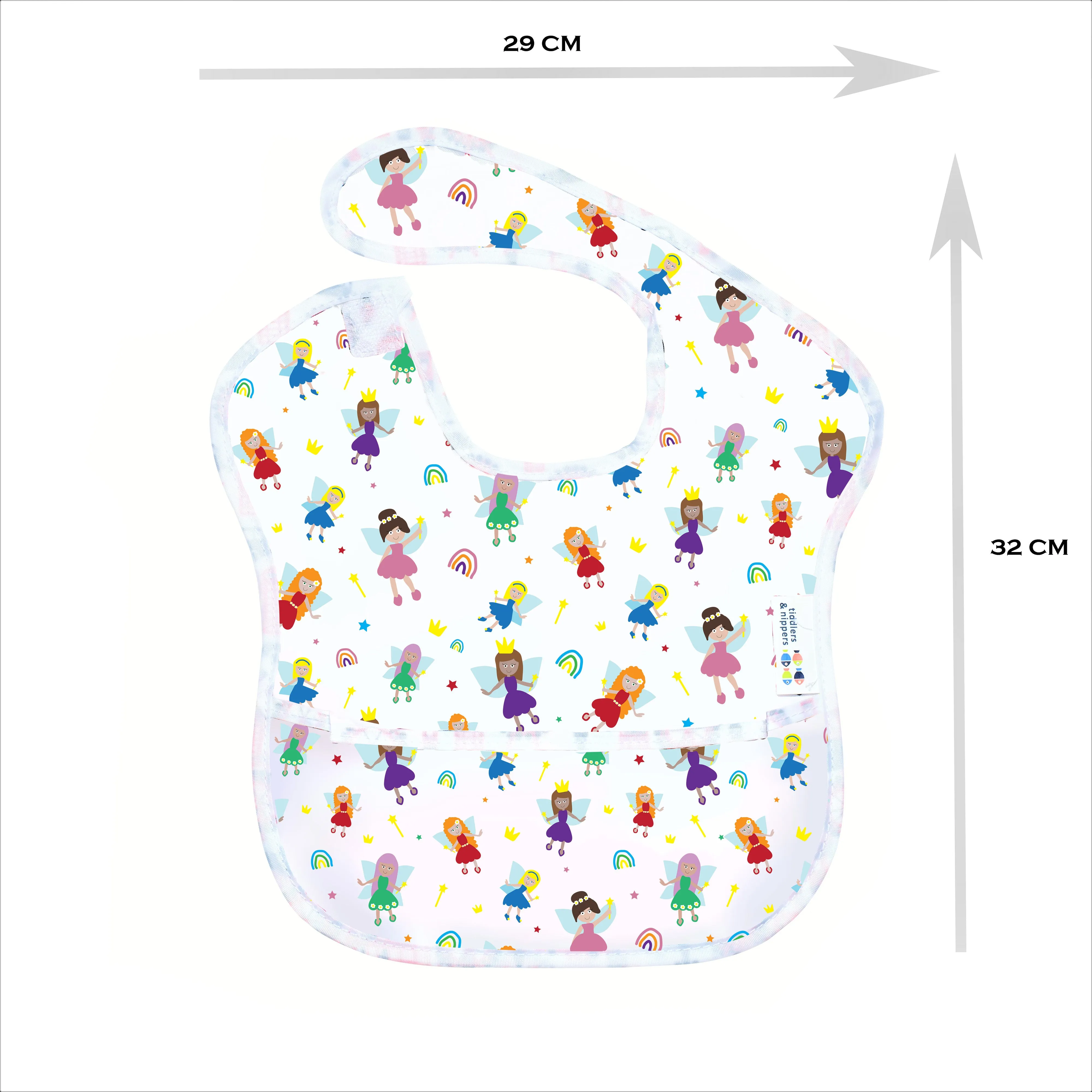 Wipe-Clean & Waterproof Baby Toddler Bibs (Single Pack & Sets)