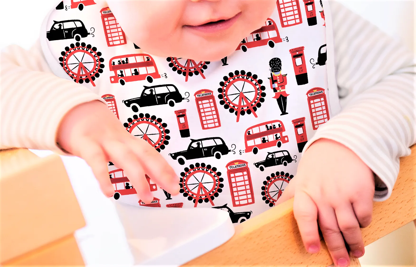 Wipe-Clean & Waterproof Baby Toddler Bibs (Single Pack & Sets)