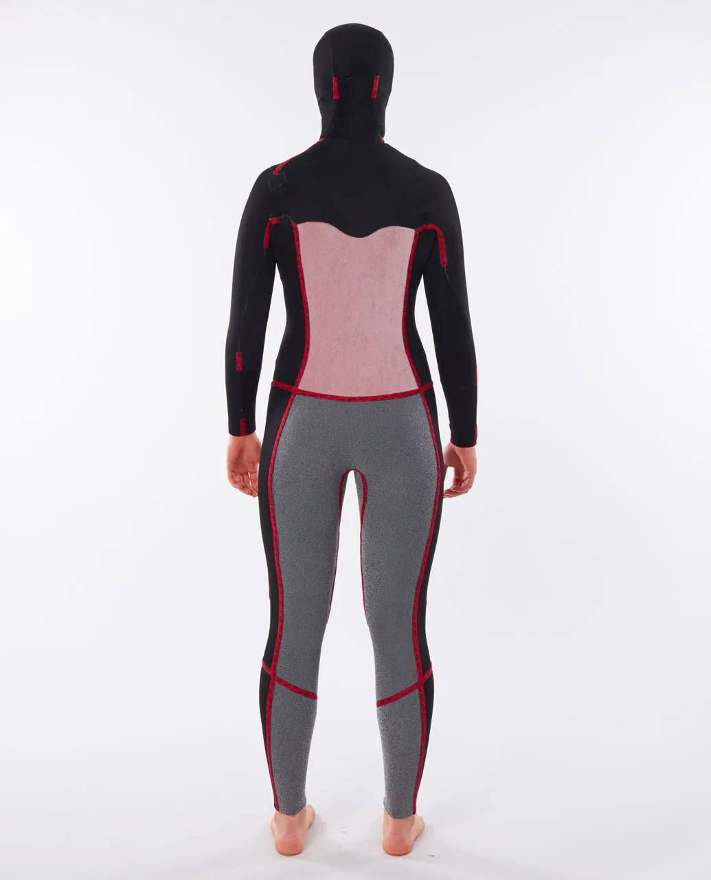 Women's Dawn Patrol 5/4 Chest Zip Hooded Wetsuit