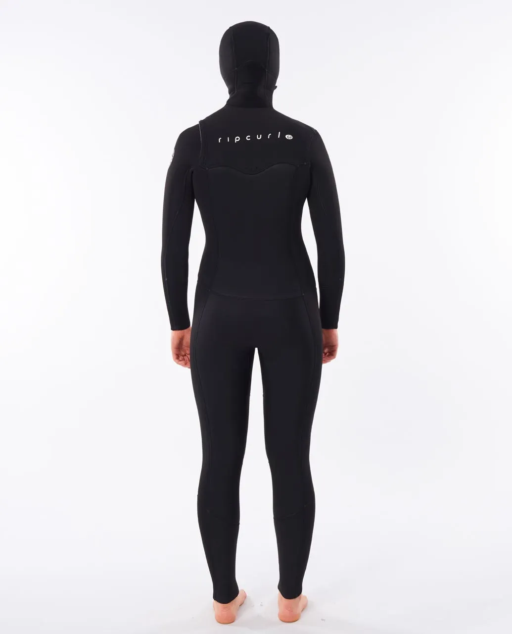 Women's Dawn Patrol 5/4 Chest Zip Hooded Wetsuit