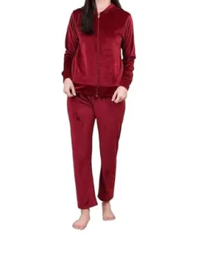 Women's Hooded Woolen Winter Night Suits for Women Size 28,30,32 Color