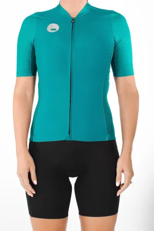 Women's LUCEO Hex Racer Cycling Jersey - Jade