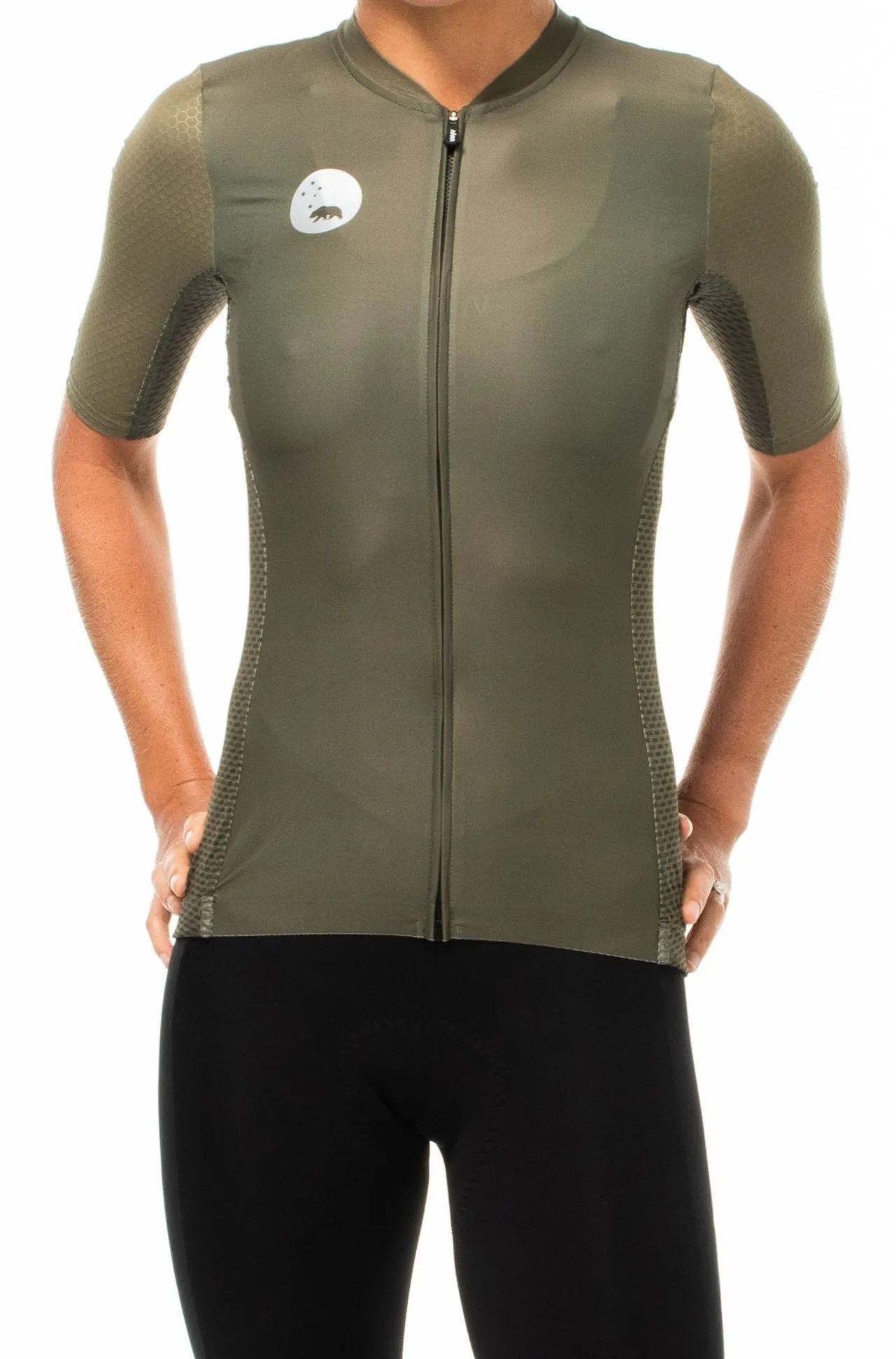 Women's LUCEO Hex Racer Cycling Jersey - Olive