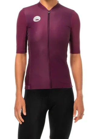 Women's LUCEO Hex Racer Cycling Jersey - Tyrian