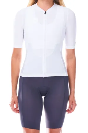 Women's LUCEO Hex Racer Cycling Jersey - White