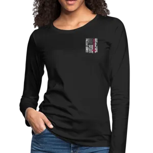 Women's Premium Slim Fit Long Sleeve T-Shirt