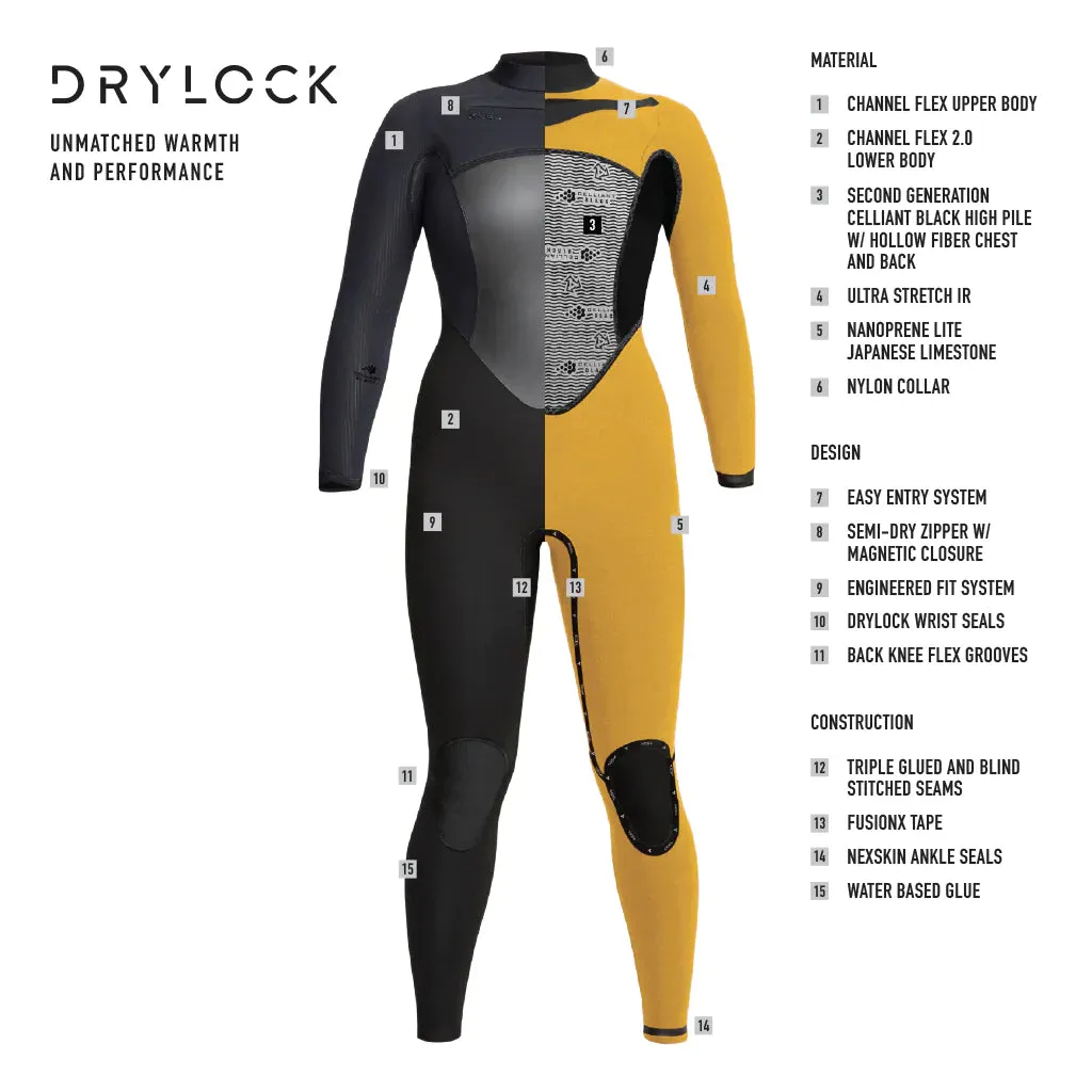 Women'S Xcel Drylock 6/5 Hooded Wetsuit
