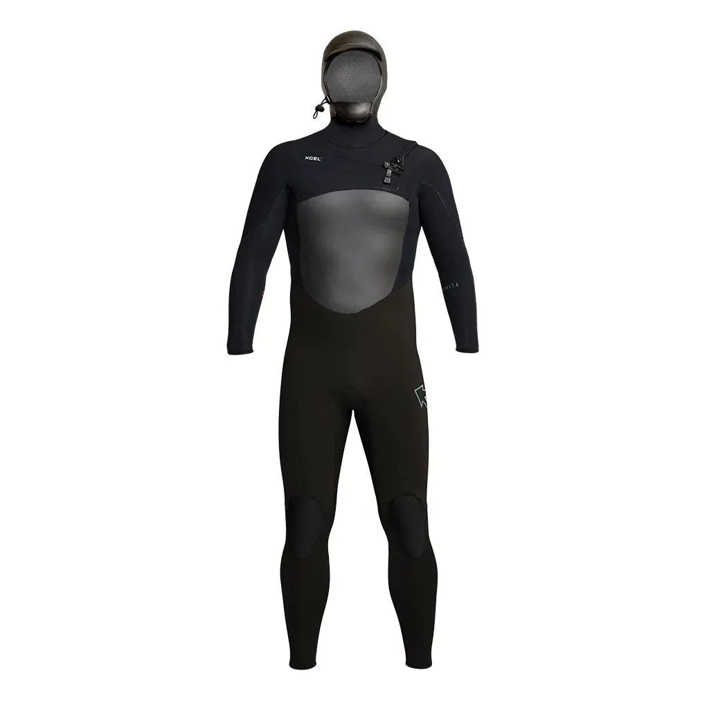 Xcel Men'S Infiniti Hooded 5/4 Wetsuit Fa22 - Front Zip