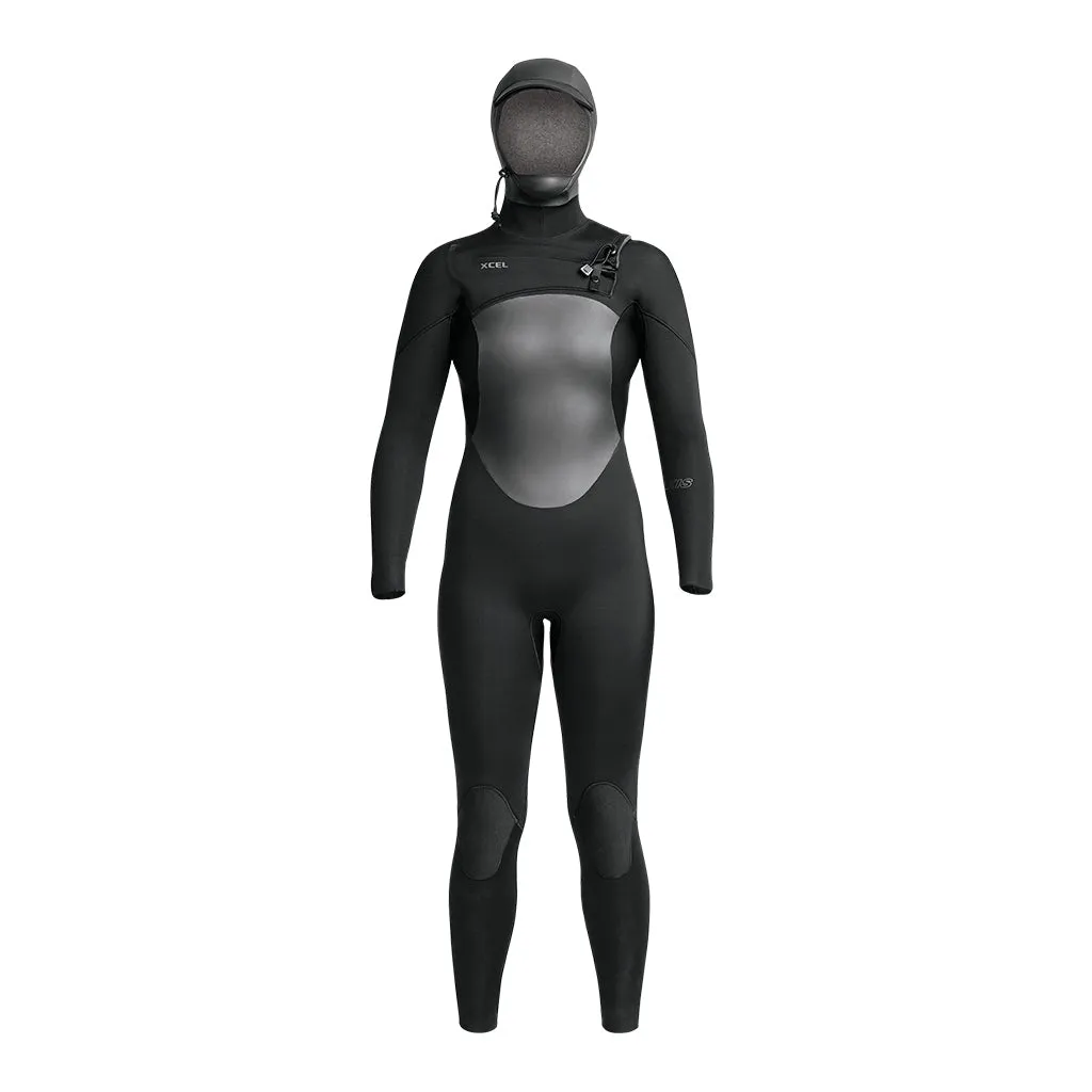 Xcel Women'S Axis 5/4mm Hooded Wetsuit - Chest Zip